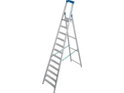 industriële ladder,eenzijdig,12treden m. R13-laag,treden met profiel