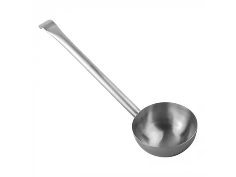 Opscheplepel rvs 20cm, lengte 50cm