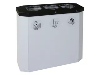 afvalverzamelstation,3x45l,HxBxD 830x950x355mm,3opening(en) - 1