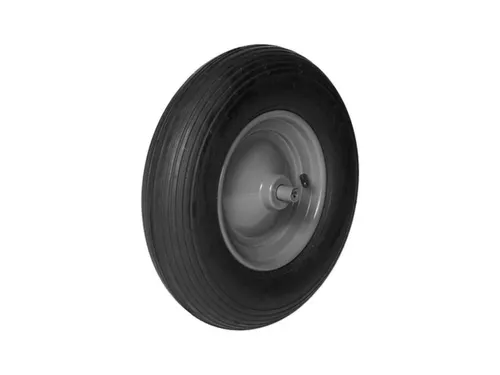kruiwagenwiel,draagverm. 250kg,ØxB 400x100mm,aslengte 200mm