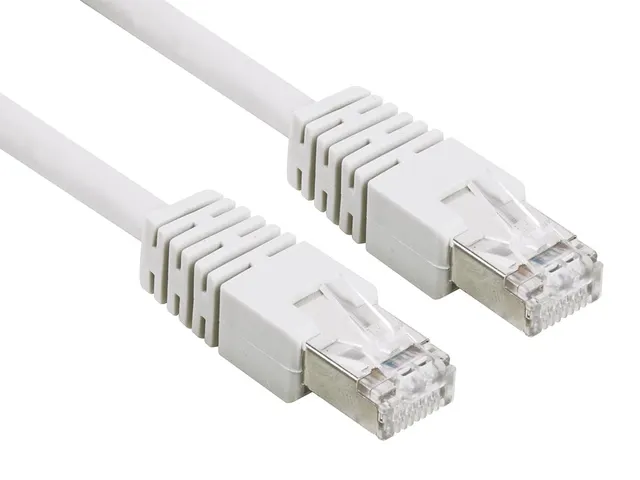 CAT6 U/UTP Netwerkkabel, CCA, 1m, WIT