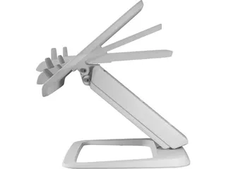 Hana LT laptopstandaard, wit - 13