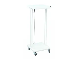 Verrijdbare Afvalzakhouder Saekko Boy met deksel 60 Liter Wit - 1