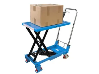 mobiele schaarheftafel,draagverm. 150kg,platform LxB 700x450mm - 4