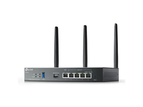TP-Link Omada ER706W, Dual-band (2.4 GHz / 5 GHz), Ethernet LAN, Zwart