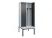 locker voor scheiding van kleding,HxBxD 2120x800x815mm,2vak