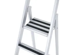 veiligheidsladder,eenzijdig,3treden m. R13-laag,Stand H 0,8m