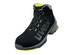 Uvex 8545.8 S2 veiligheidsschoenen, SRC, zwart/limoengroen, maat 44, p