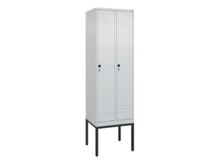 locker,HxBxD 2120x600x500mm,2vak,vak B 300mm,draaigrendel - 1