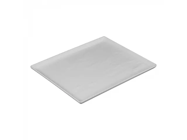 Schotel 32x26cm leisteen wit