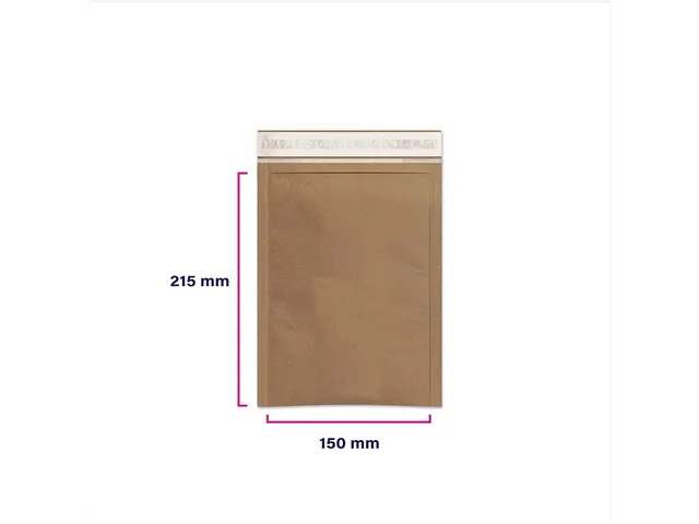 Enveloppe d'expédition durable 170x215mm Brun 300 pièces