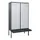 PBM-locker met bank,HxBxD 2120x1200x815mm,4vak,vak B 300mm,cil.-slot