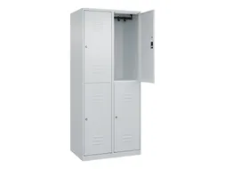 dubbeldekse locker,HxBxD 1850x800x500mm,2x2vak.,vak B 400mm