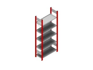dossierstelling,grondveld,HxBxD 1750x810x335mm,vaklast 60kg - 1
