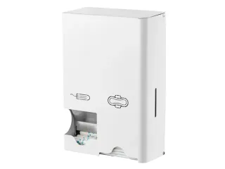 MediQo-line Maandverband- & tampondispenser klein RVS wit MQSTB P - 2