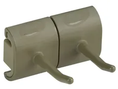 Vikan Hygiene Dubbele Haak voor Hi-Flex Wandhouder Bruin