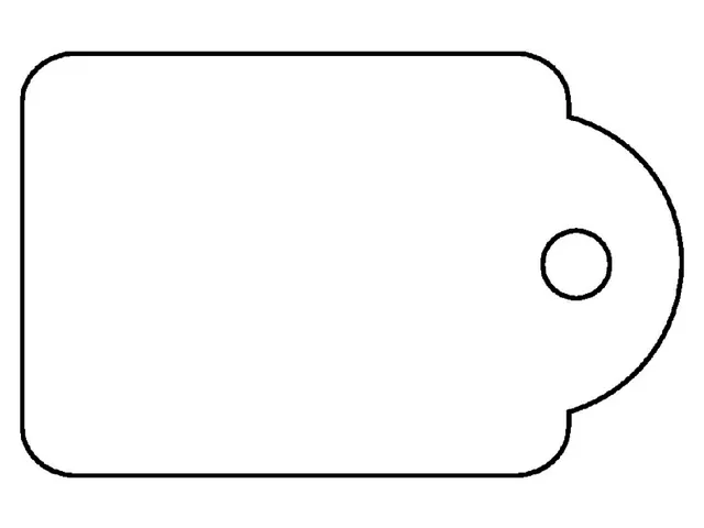 Label Karton Nr390 22X35Mm Wit Met Koord