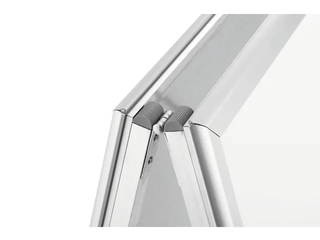Stoepbord Aluminium Fold Outdooor A1 metaal zilver
