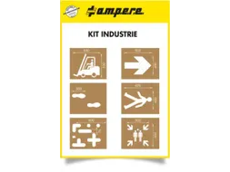 Sjablonenset,Industriesymbolen,V. Vloermarkeerapparaat,Speciaal Karton