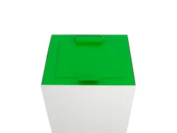 V-Part Top met klepdeksel voor Modulaire Afvalbak 85 en 90 L Groen