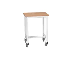 werkbank,verrijdbaar,HxBxD 930x700x600mm,multiplexblad,RAL7035,4wielen