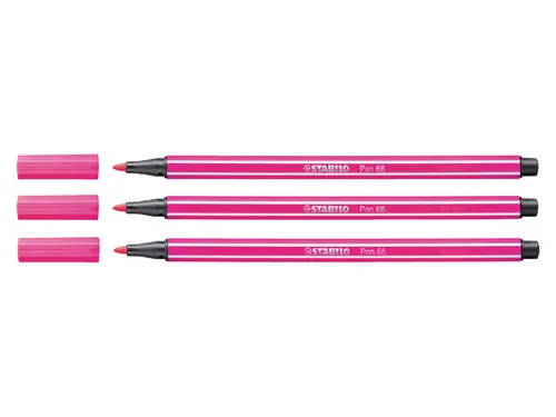 Viltstift STABILO Pen 68/56 medium rozerood