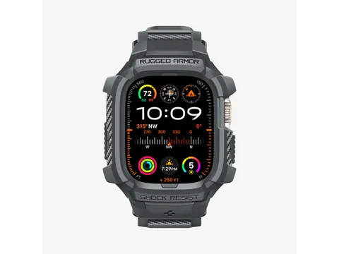 Spigen Rugged Armor Pro Opbergtas Grijs Apple Watch Ultra 49mm Grijs
