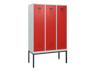 schoollocker,HxBxD 1950x1200x500mm,3vak,vak B 400mm,cil.-slot - 2