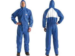 3M 4530 beschermende wegwerp overall, blauw/wit, maat M, per stuk - 1