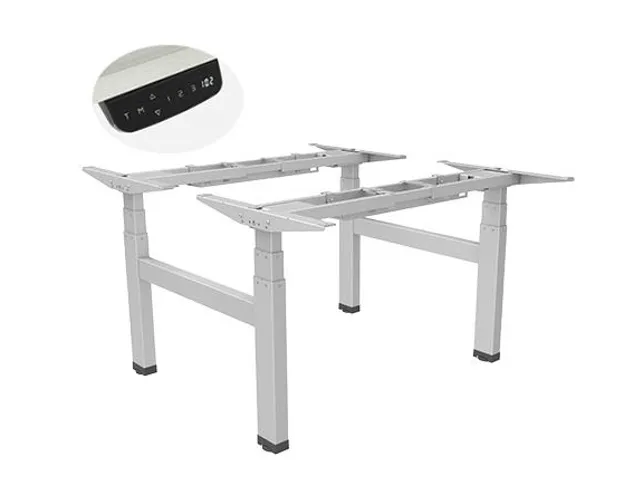 Dextro Plus onderstel Duo bureau elektrisch Zit-Sta 120-180 Alu V2