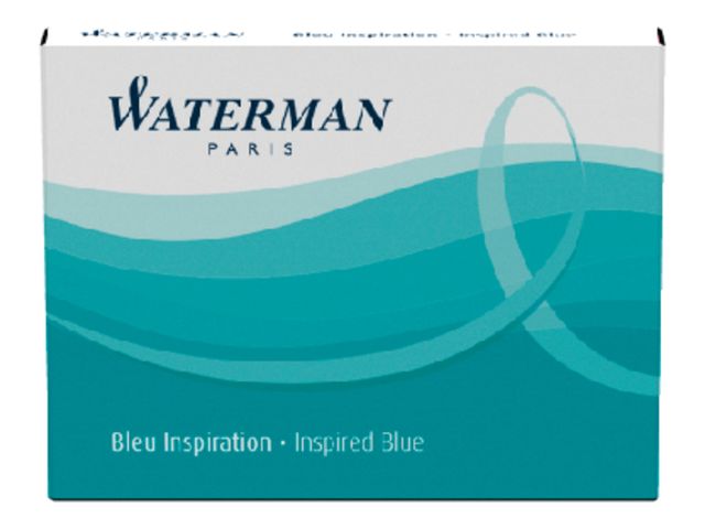 Inktpatroon Waterman internationaal zuidzee blauw | VulpennenShop.nl