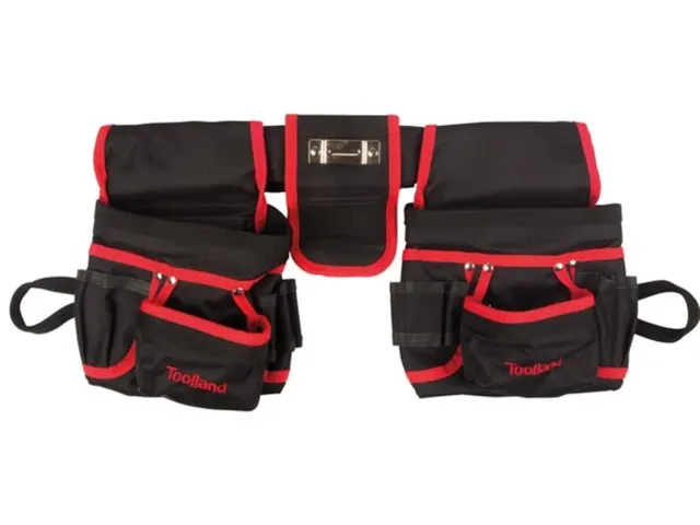 Gereedschapsdrager Dubbel zwart/rood