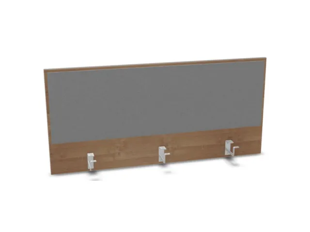 opzetpaneel,v. bureau,aanbouw achter,B 1200mm,NT-cherry,BN8078-grijs