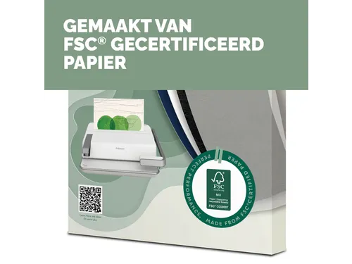 Voorblad Fellowes A4 FSC translucent papier 150gram 50vel
