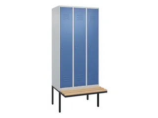 locker voor scheiding van kleding,HxBxD 2120x900x815mm,3vak - 1