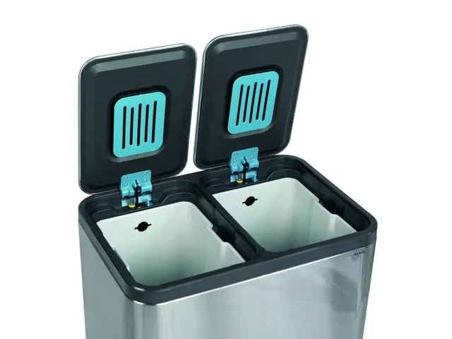 Pedaalemmer MAULcycle 20+20 Liter RVS