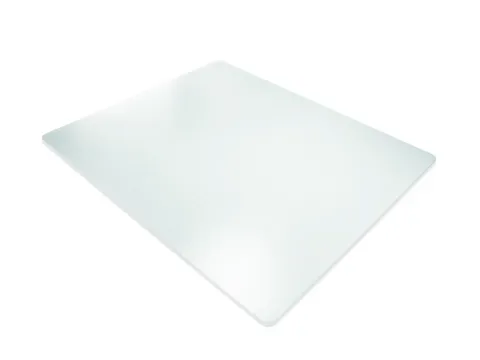 Tapis protection sol pour moquette 1300x1200mm PE/PU transparent