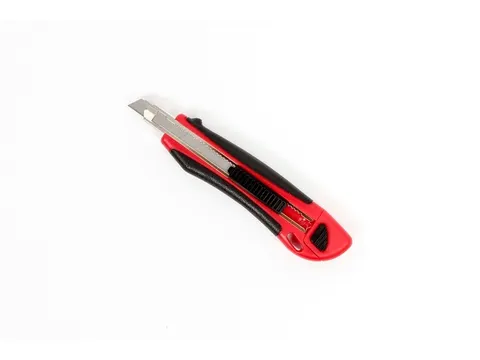 Snijmes IEZZY 9mm kunststof met ergonomische softgrip incl. 3 mesje