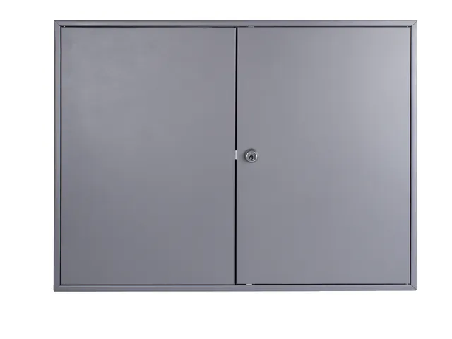 Pavo Sleutelkast XL tweedeurs 300 haken 720x540x140mm cilinderslot