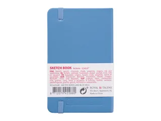 Schetsboek Talens Art Creation 80 witte vellen 140gr 90x140mm lichtbla - 3