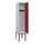 locker,HxBxD 2120x400x500mm,1vak,vak B 400mm,cil.-slot,voetonderstel