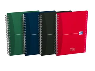 Adresboek Oxford Essentials A5 72vel dubbelspiraal assorti - 1