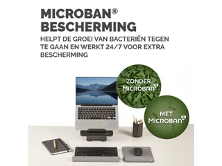 Polssteun Fellowes Breyta compact grijs 6x32cm - 12