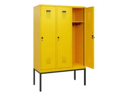 schoollocker,HxBxD 1950x1200x500mm,3vak,vak B 400mm,draaigrendel