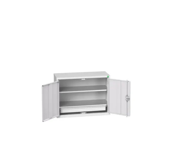 universele kast,HxBxD 600x800x350mm,2xStalen bodem,1lade(n)