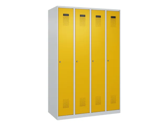 locker voor scheiding van kleding,HxBxD 1850x1200x500mm,4vak