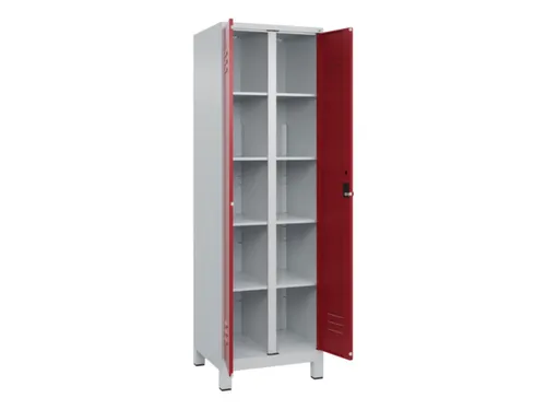 wasgoedverdeelkast,HxBxD 1950x600x500mm,vak B 300mm,draaigrendel