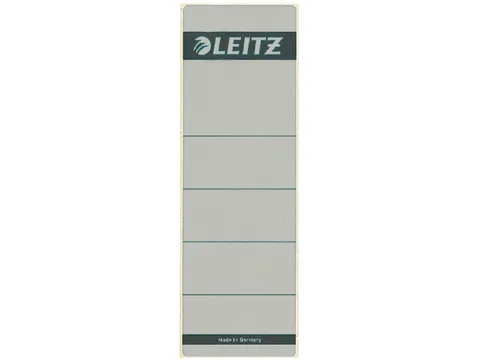 Rugetiket Leitz 1642 62x192mm Grijs Zelfklevend