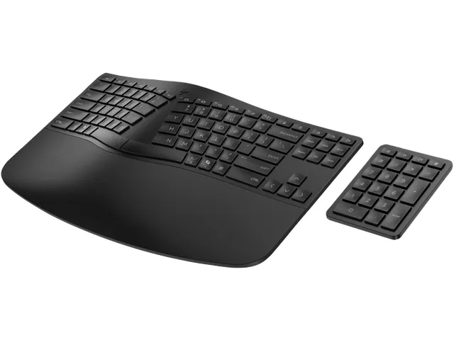 HP 960 Draadloos Toetsenbord Ergonomisch + Numeriek QWERTY Zwart