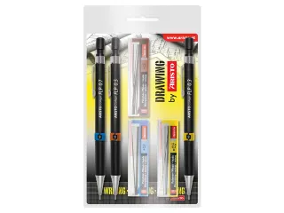 Vulpotlodenset Aristo HB 0.35/0.5/0.7mm met gratis potloodstiftjes - 1